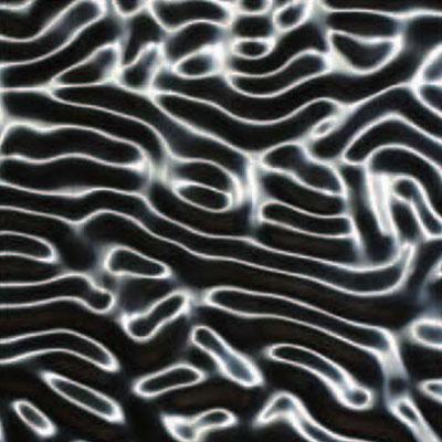 201 304 316 Lámina de acero ondulada de agua espejo pulido champán color dorado decorativo 2