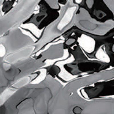 201 304 316 Lámina de acero ondulada de agua espejo pulido champán color dorado decorativo 6