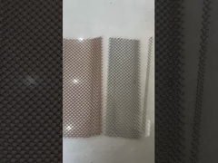 JDW Cortina de bobina de metal de aluminio anodizado / cortina de alambre tejido resistente a la corrosión